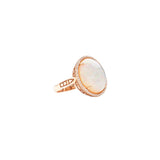 18 Karat Rose Gold Ethiopian Opal Diamond Ring
