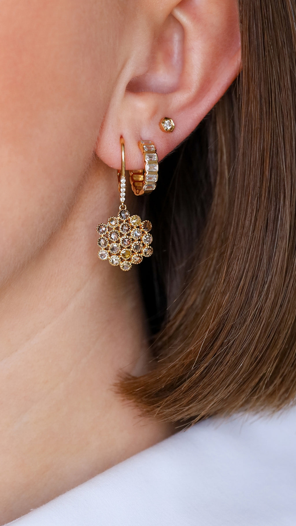 Fashion diamond earrings cost