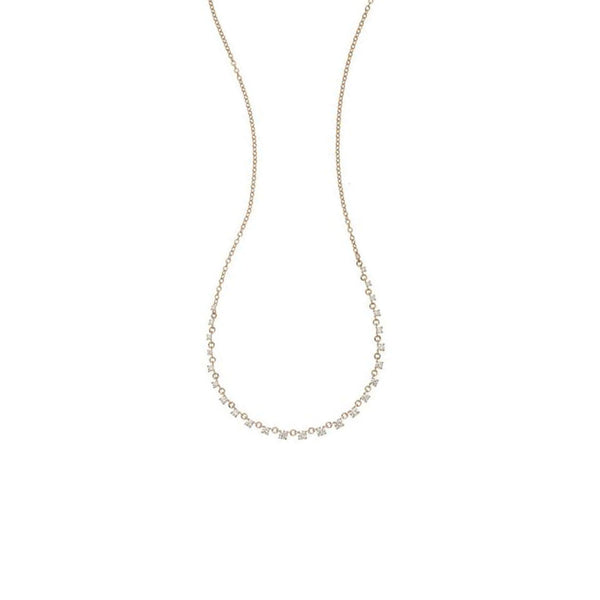 18 Karat Yellow Gold Mylene Diamond Necklace