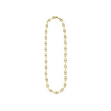 18 Karat Yellow Gold Blair Link Necklace With Diamonds