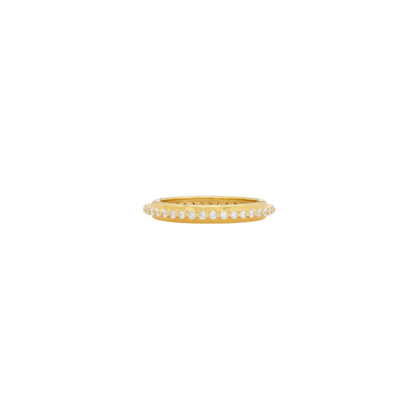 18 Karat Yellow Gold Colette Diamond Eternity Band