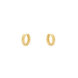 18 Karat Yellow Gold Agnes Huggy Earrings