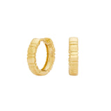 18 Karat Yellow Gold Agnes Huggy Earrings