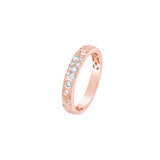 14 Karat Rosé Gold Diamond Confetti band