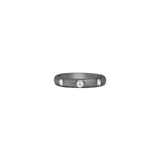 14 Karat Black Rhodium Band with 3 Diamonds