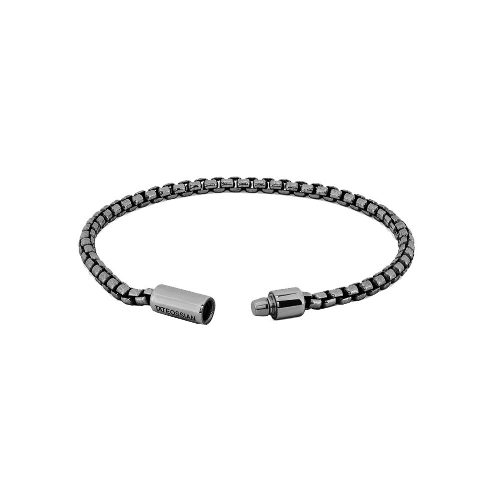 Sterling Silver bracelet With Black Rhodium Finish