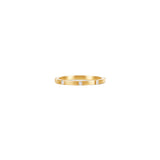 14 karat yellow gold CICADA diamond band