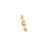14 karat yellow gold CICADA diamond band