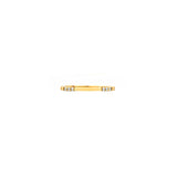 18 Karat Yellow Gold CARI Band with White Diamonds