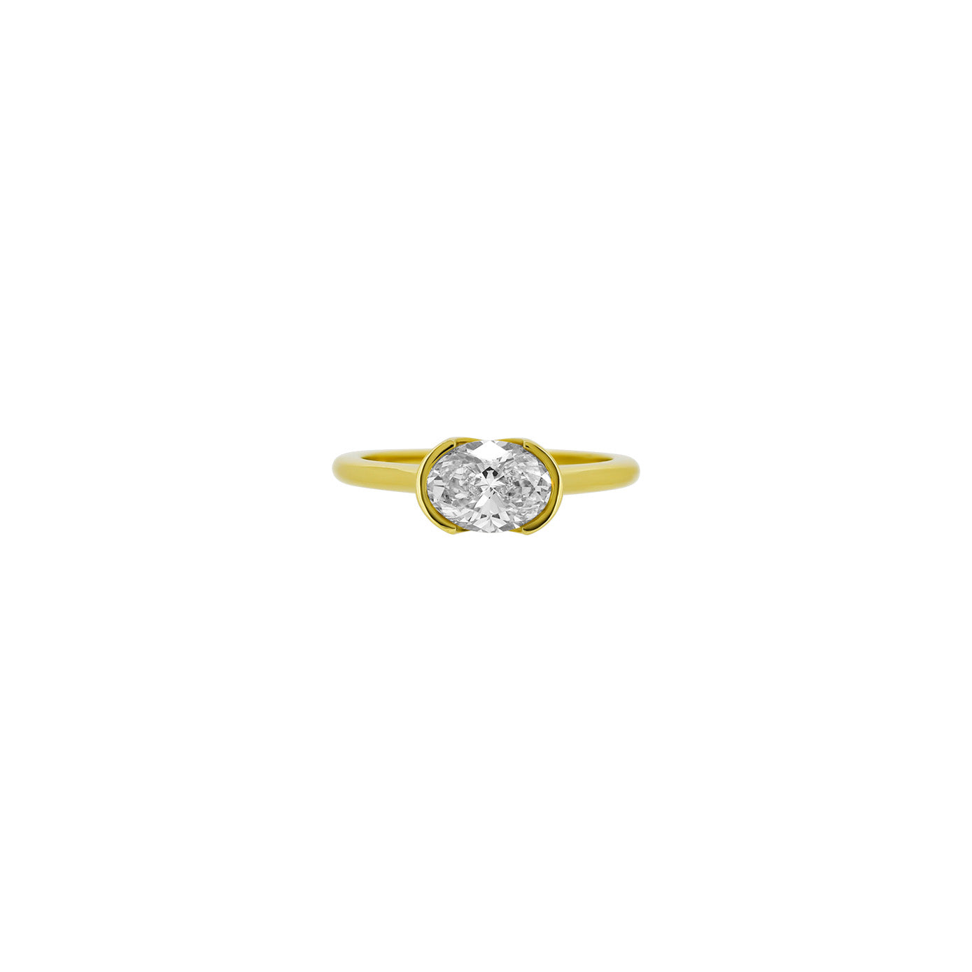 18 Karat Yellow Gold Alexandrite eternity band