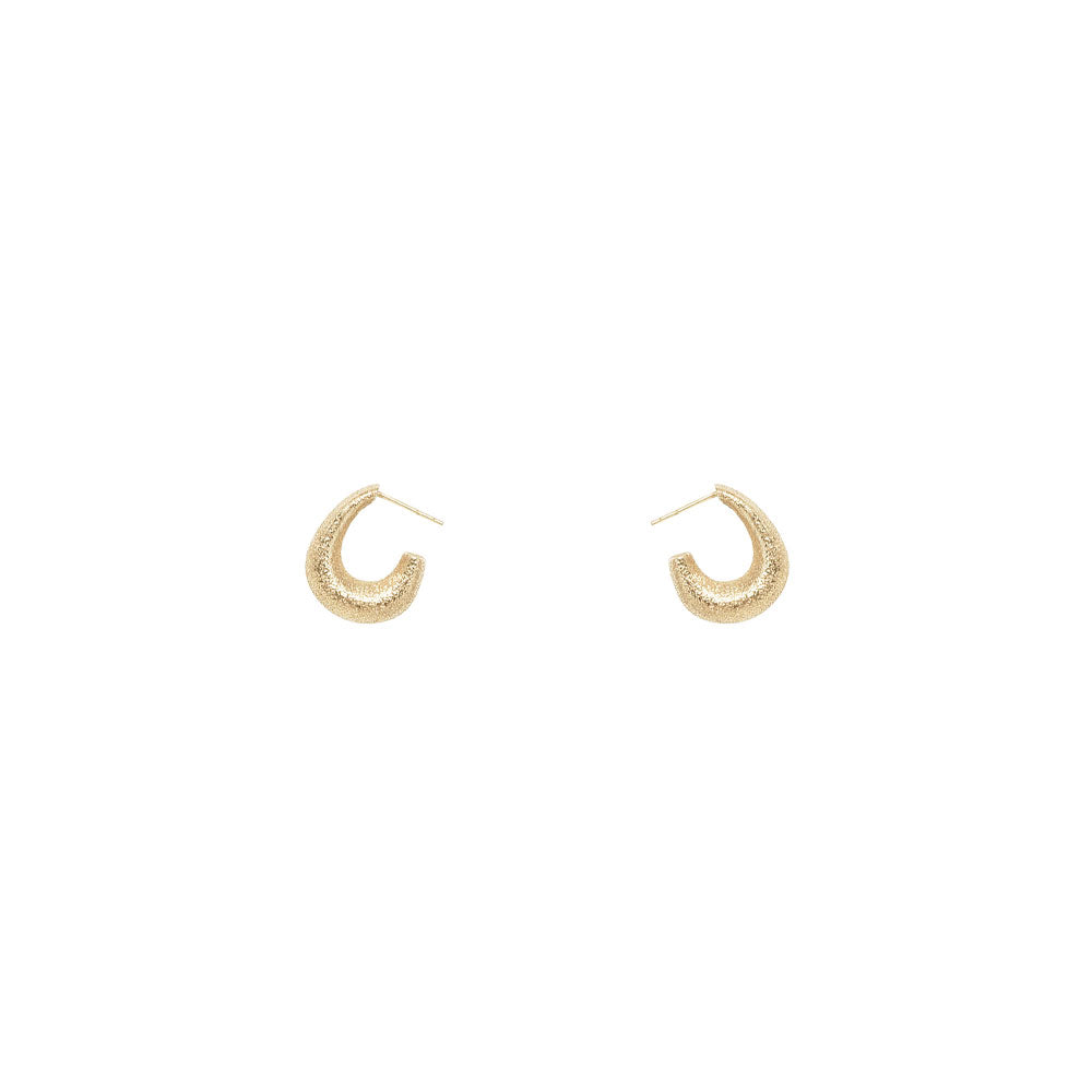 14 Karat Yellow Gold “Coco” Hoop Earrings