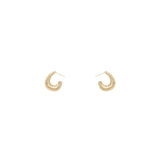 14 Karat Yellow Gold “Coco” Hoop Earrings