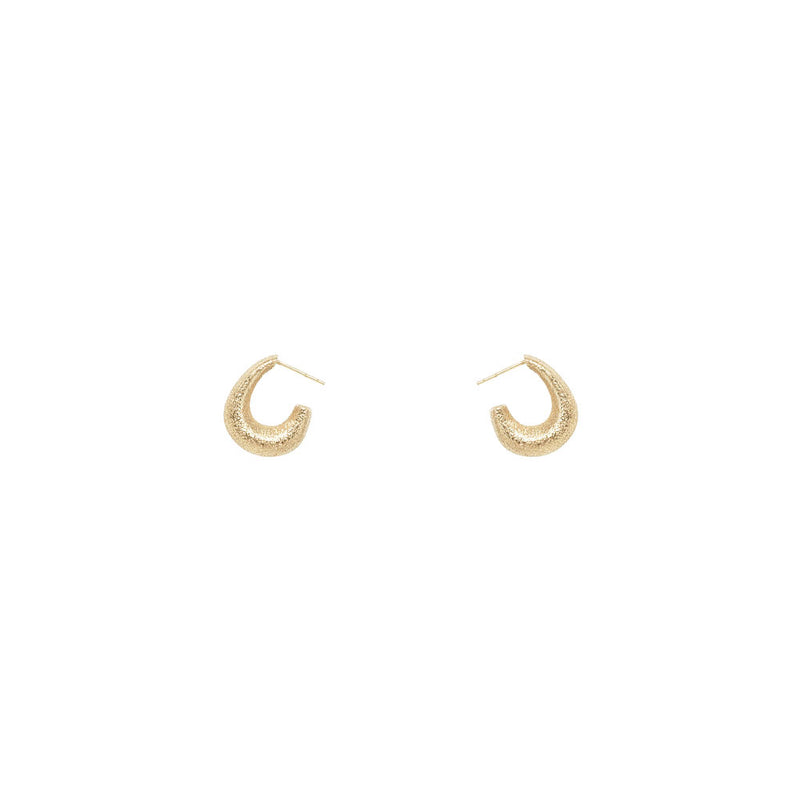 14 Karat Yellow Gold “Coco” Hoop Earrings