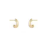 14 Karat Yellow Gold LENNON tear drop huggies