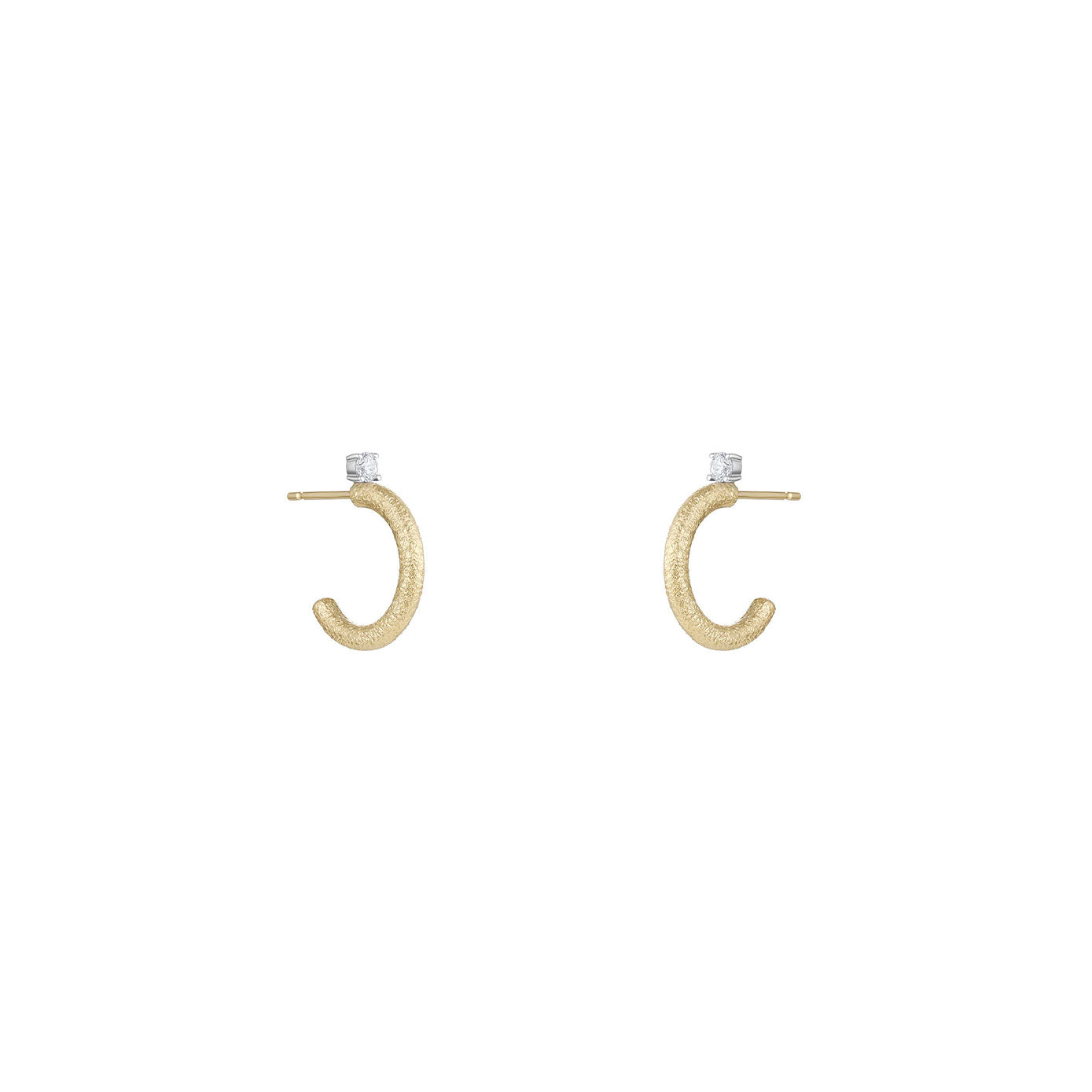 14 Karat Yellow gold LOLA half hoop