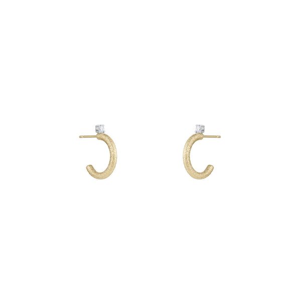 14 Karat Yellow gold LOLA half hoop
