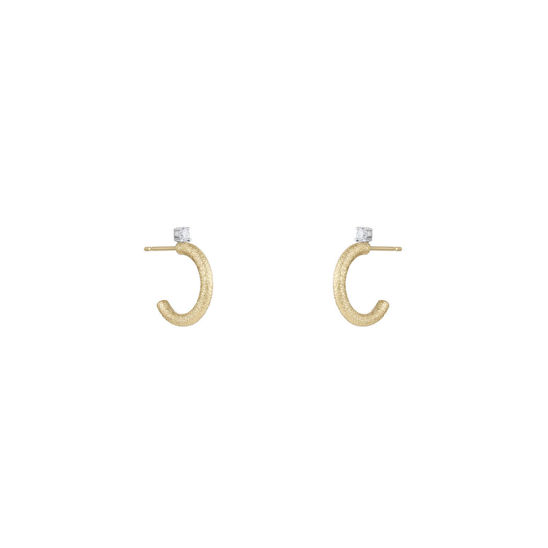 14 Karat Yellow gold LOLA half hoop