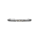 Sterling silver vintage finish diamond HUMA cuff bracelet