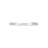 Sterling silver Juna cuff with black diamonds