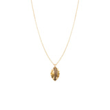 18 Karat yellow gold Leaf pendant