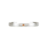 Sterling Silver MANI cuff bracelet with bezel set diamond