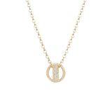 14 Karat Yellow Gold “Hana” Necklace with Diamonds