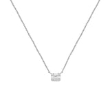 18 Karat White Gold Illusion cut Diamond necklace