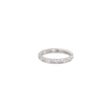 Platinum Serpents Eternity band with diamonds