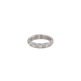 Platinum Serpents Eternity Band with diamonds