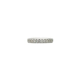 18 Karat White Gold eternity band With 20 Diamonds