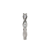 14 karat white gold ring with marquise diamonds