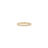 14 Karat Yellow Gold "Maude" Round Band with Diamonds