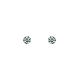 18 Karat White Gold Sapphire and Diamond Studs