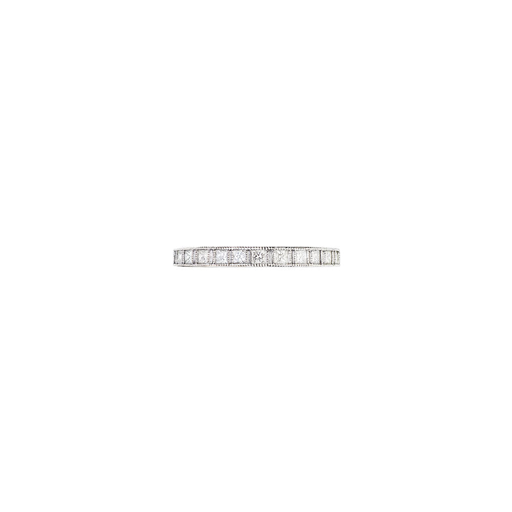 18 Karat White Gold Claire Vintage Diamond Band