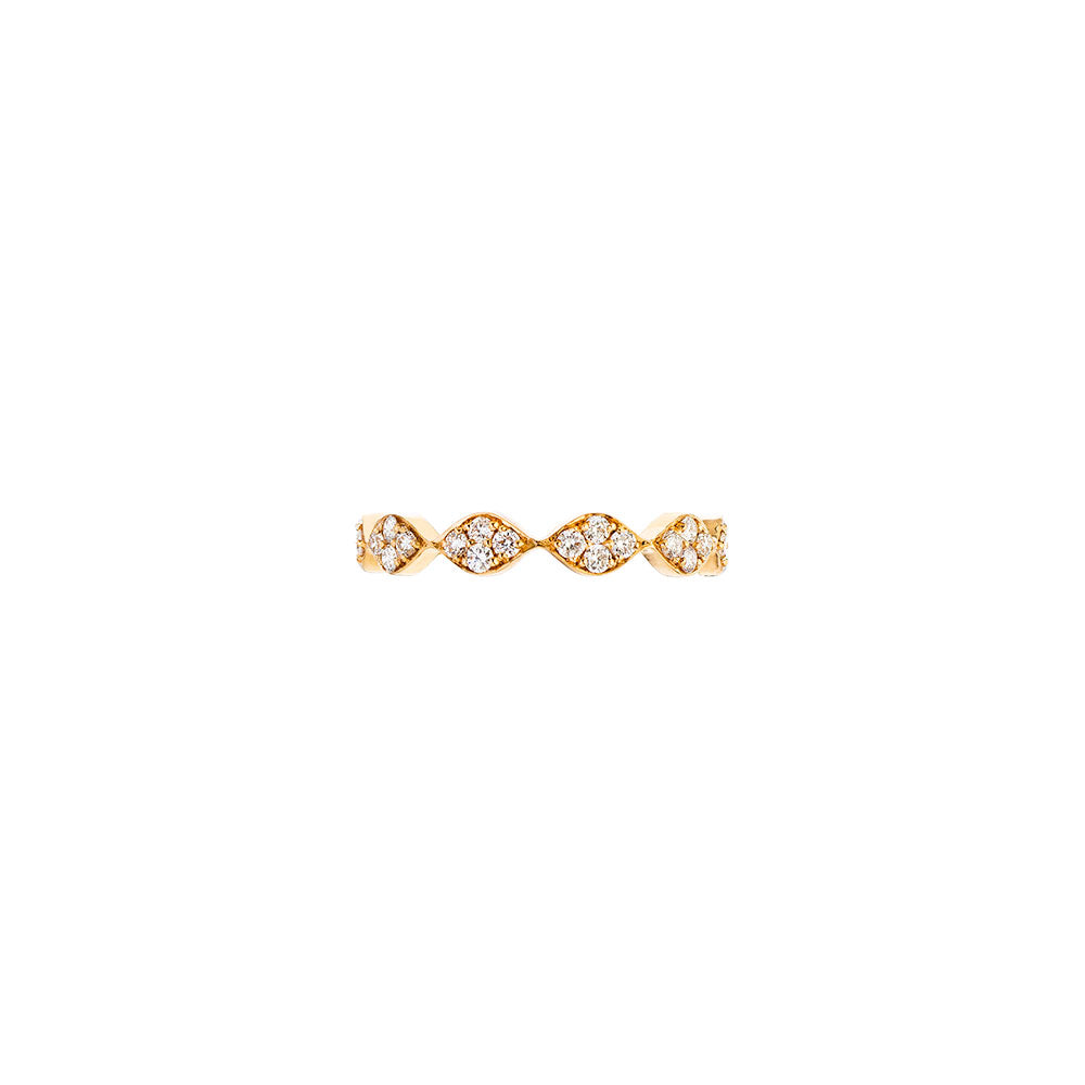 18 Karat Rose Gold Darcy Diamond Band