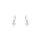 18 Karat White Gold LILAH earrings with Rose Cut Diamonds