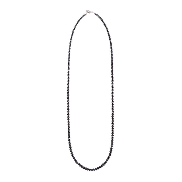 Natural Black Diamond Beaded necklace