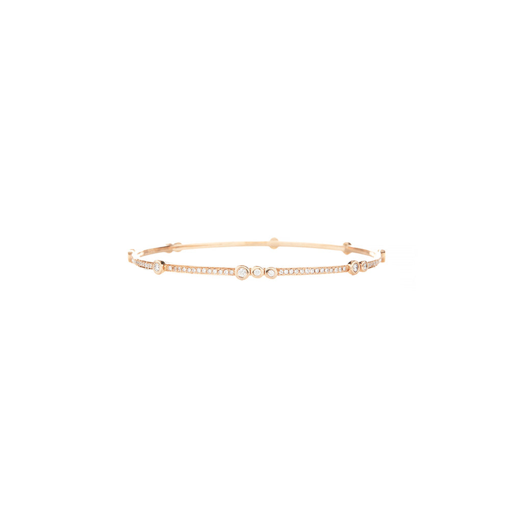 18 Karat Rose Gold Diamond “Planetarium” Bracelet