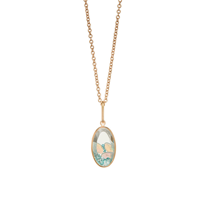 Gold Paraiba Opal Shaker - Sofia Jewelry