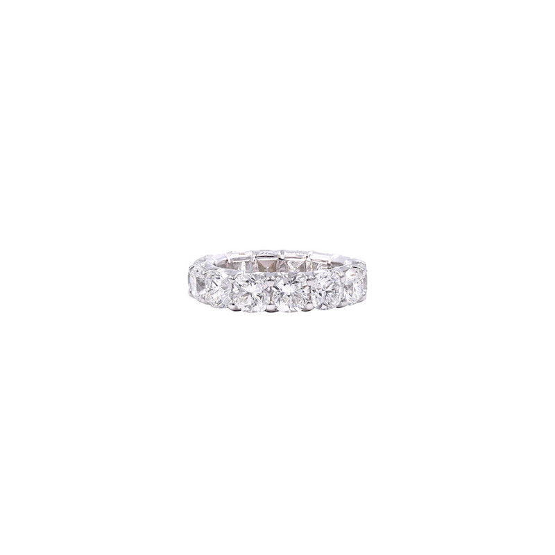 18 Karat White Gold Diamond Eternity Band