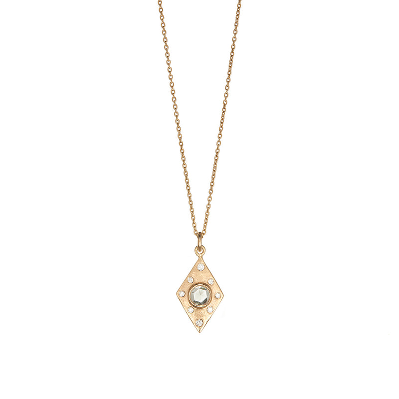 Gold Dunes Diamond Pendant - Sofia Jewelry