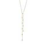 Gold Necklace With Rose Cut Diamonds - Sofia Jewelry