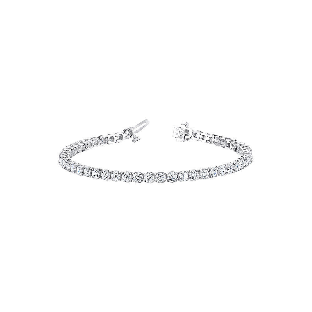 14 Karat White Gold Diamond Tennis bracelet